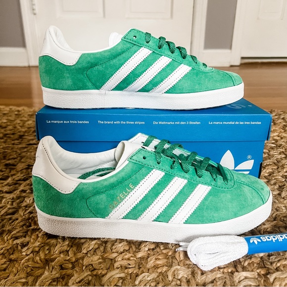 NWT Adidas Gazelle 85 Originals Sneakers Semi Court Green Size Men 6.5/Women 7.5 - Picture 9 of 16